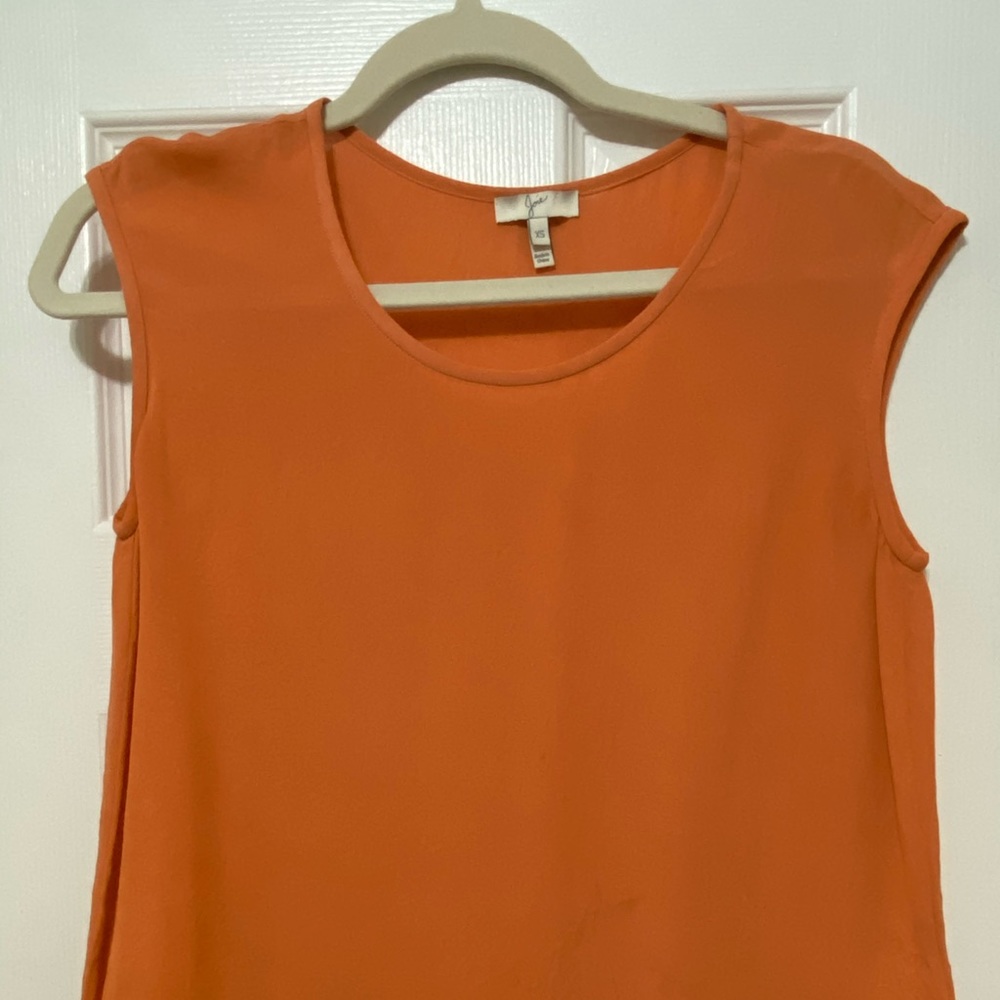 Burnt orange blouse from joie